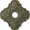 Ekena Millwork Peralta Ceiling Medallion (Fits Canopies up to 4 5/8"), 17 3/4"OD x 3 1/8"ID x 1"P, Spartan Stone CM17PESSF - alternate 1